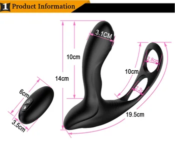 10 Frequency Male Prostate Massager Vibrator Wireless Remote Control Anal Plug G-spot Stimulator Butt Plug Sex Toy for Men 4