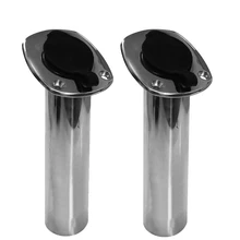 2 шт. нержавеющая сталь Заподлицо Удочка Держатель 30 градусов Удочка стручка для морской лодки Аксессуары для яхты