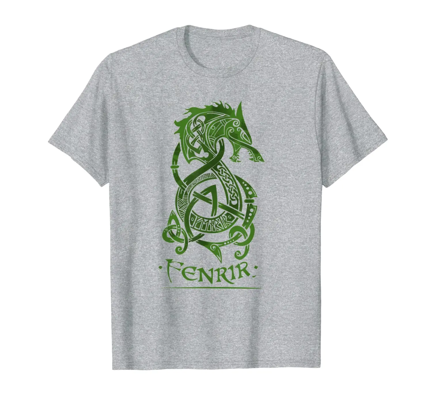 Fenrir рубашка волк Одина скандинавской Nordic футболка Mythology | Мужская одежда