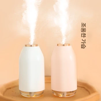 

270ML Air Humidifier Mini Aroma Diffuser Cute Diffuser Protable Humidificador Car USB Fogger Mist Maker For Home With Lamp Light