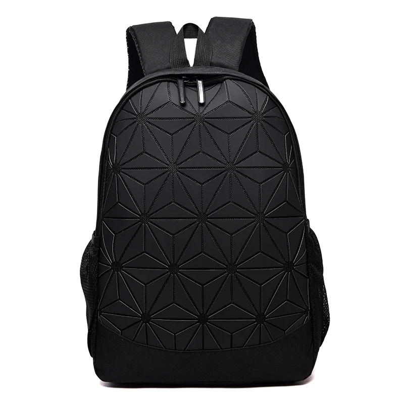 Модный женский рюкзак Mochila с геометрическим узором светящаяся школьная сумка для