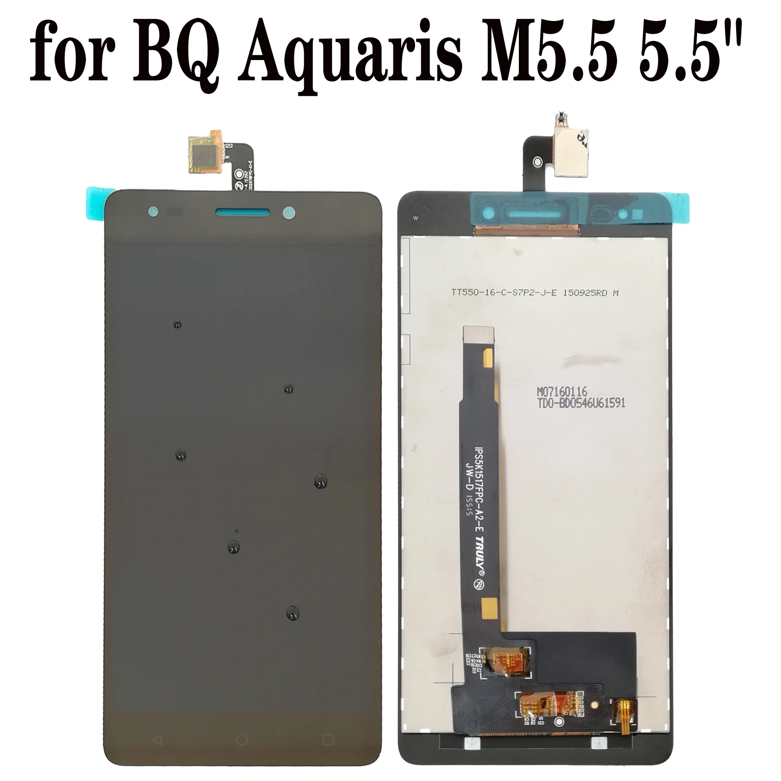 

100% Original New 5.5" for BQ Aquaris M5.5 LCD Display Touch Screen Digitizer