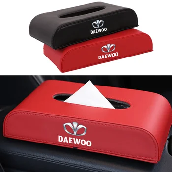 

Car Tissue Box Decoration Auto Paper Towel Case Armrest Type Interior for Daewoo Matiz Nexia Lanos Nubira Espero Leganza Tico