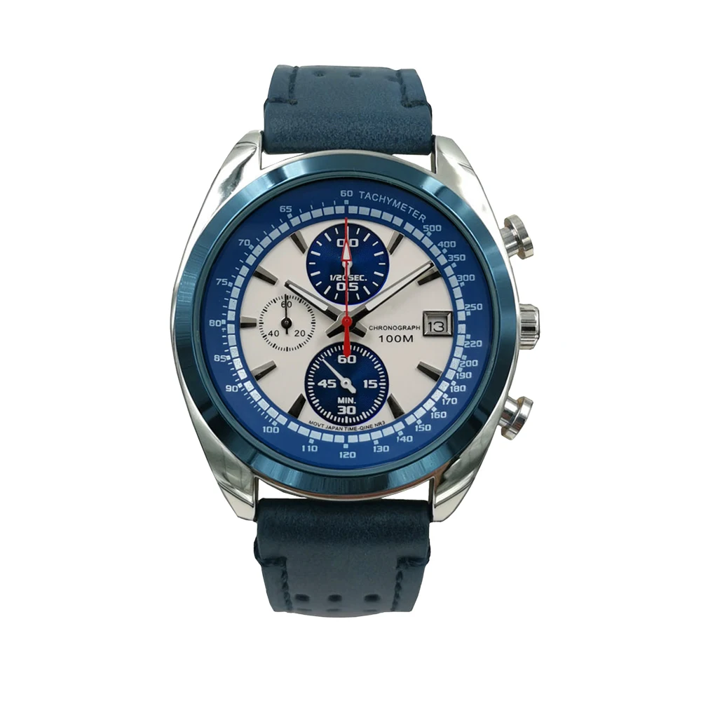 E Move Premium Luxury Men's Multifunctional Quartz E-Commerce Best-Selling Breathable Leather High-Grade Waterproof Watch 