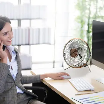 

Iron Classical Economic Portable USB Fan Electric Fan Mini Fan Wind Home Metal Computer Notebook