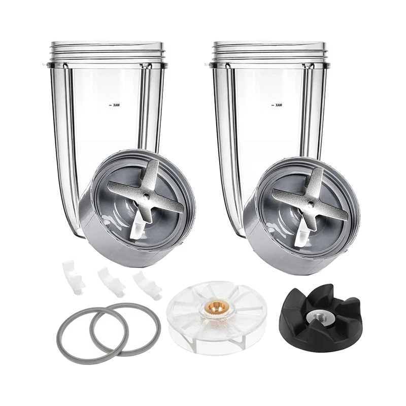 Extractor Blade Replacement Parts and Cups,Drive Wheel,Top Gear,Gaskets,for NutriBullet Blender