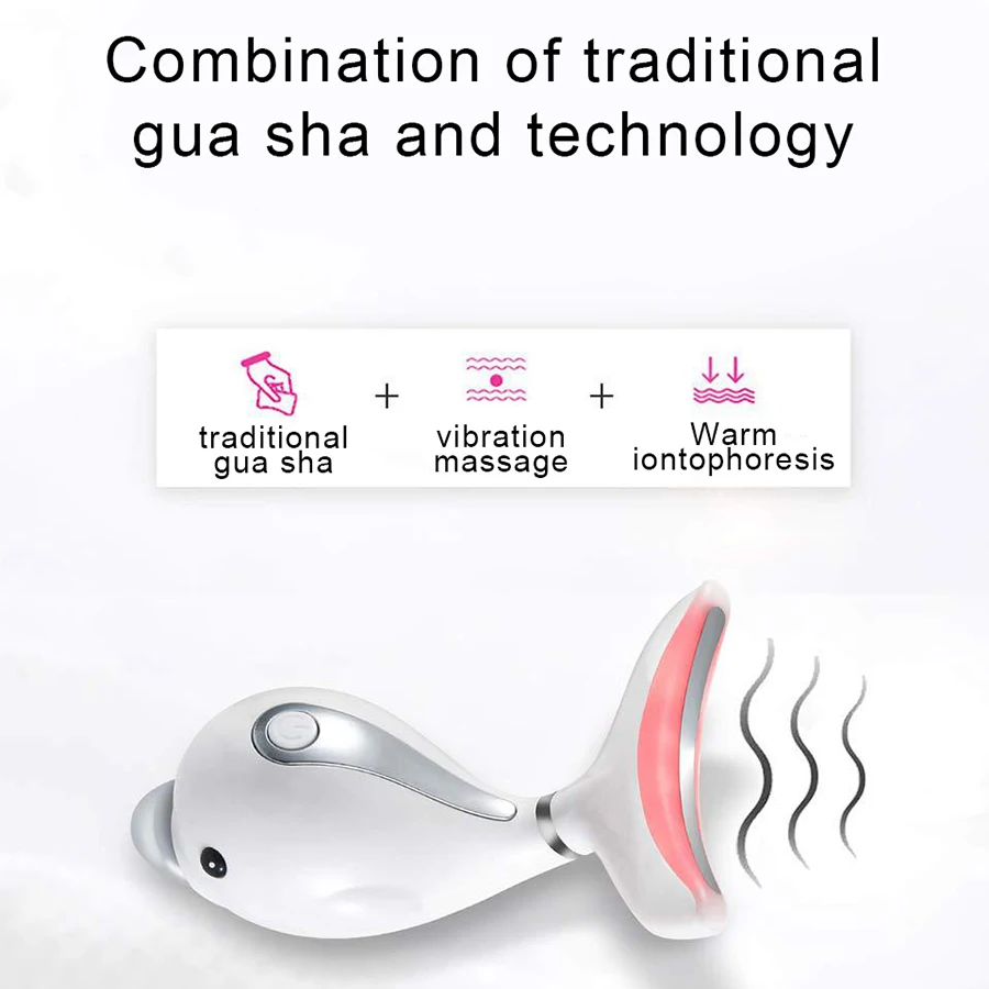  Iontophoresis Remove Neck Lines RF IPL Skin Lift Tighten Constant Temperature Hot Compress Thin Fac