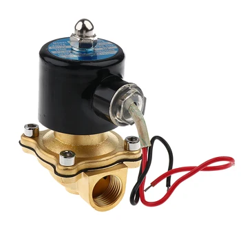 

1/2inch DC 12V Electric Solenoid Valve (NPT, Brass, Normally Closed)