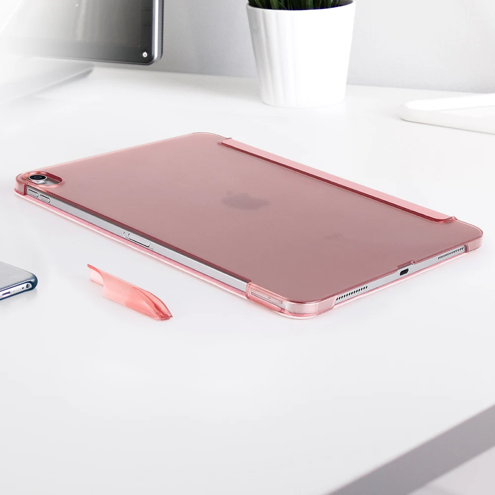 Для iPad Pro 11 чехол с карандашом держатель, Aiyopeen из искусственной кожи прозрачный PC задняя крышка для iPad Pro 11 чехол