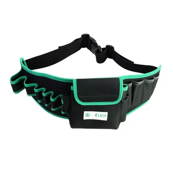 

Waterproof Electrician Storage Tool Bag Double Layers Belt Waist Pocket Case Multi-pockets Carrying Pouch