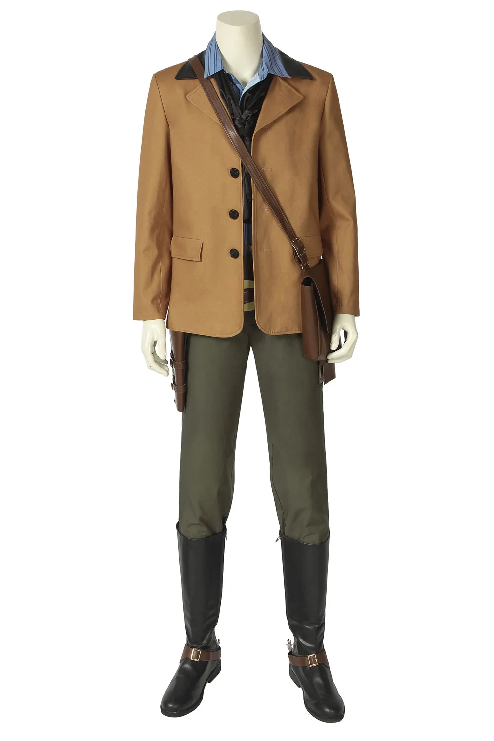Full set with shoes COSPLAYONSEN игры Red Dead 2 Косплей ковбой Артура Моргана костюм для взрослых Униформа Хэллоуин наряд индивидуальный заказ - Цвет: Full set with shoes