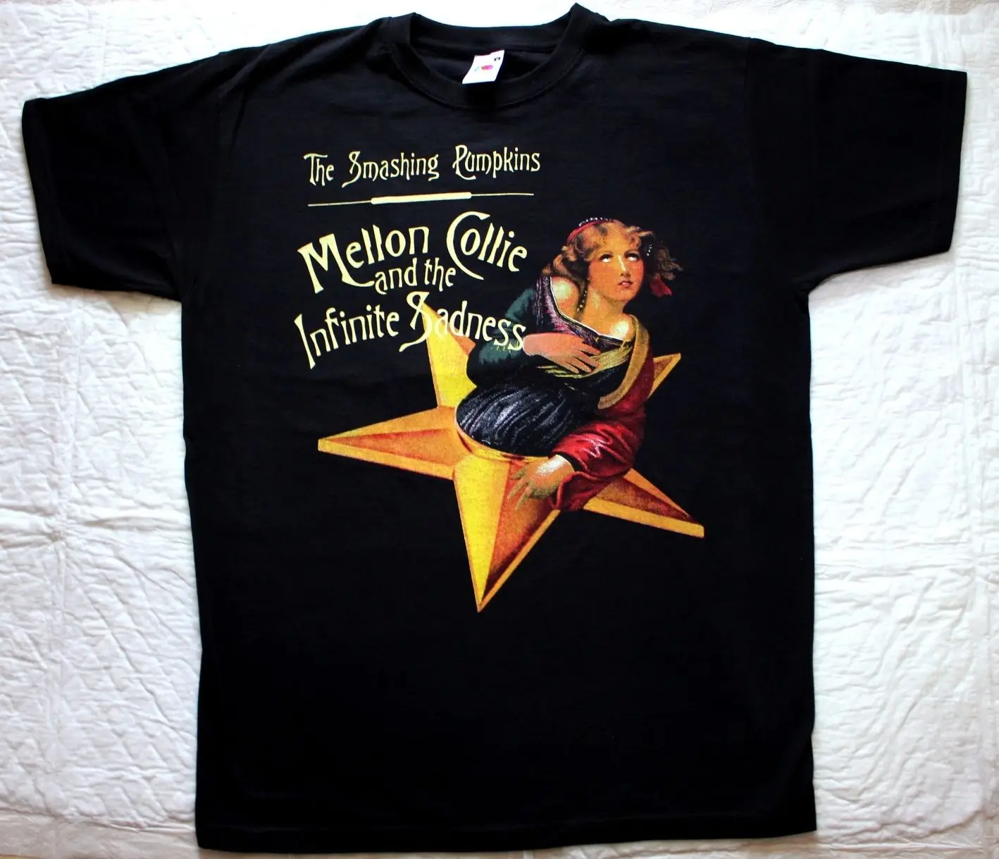 Новые модные брендовые черные T-SHIRT2019 из 281% хлопка с принтом SMASHING PUMPKINS MELLON COLLIE и