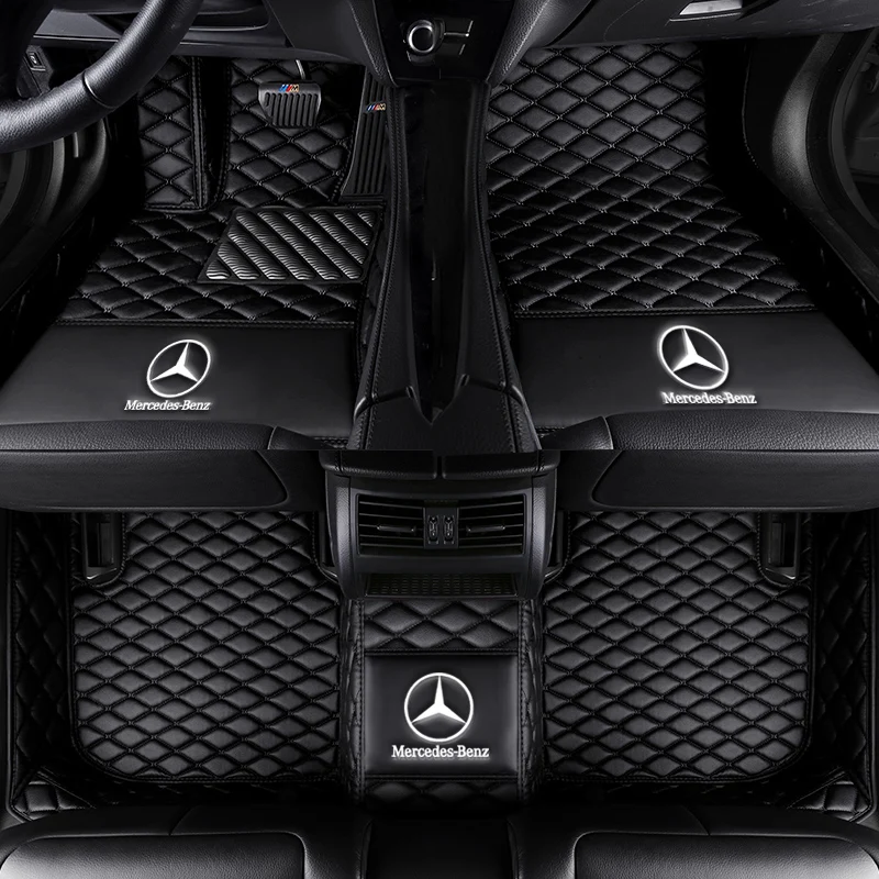 Auto Boden Matte Fur Mercedes W203 W204 W205 W201 W202 Amg C43 C63 C216 C320 C160 C180 C200 C220 C210 Zubehor Boden Matte Teppiche Floor Mats Aliexpress