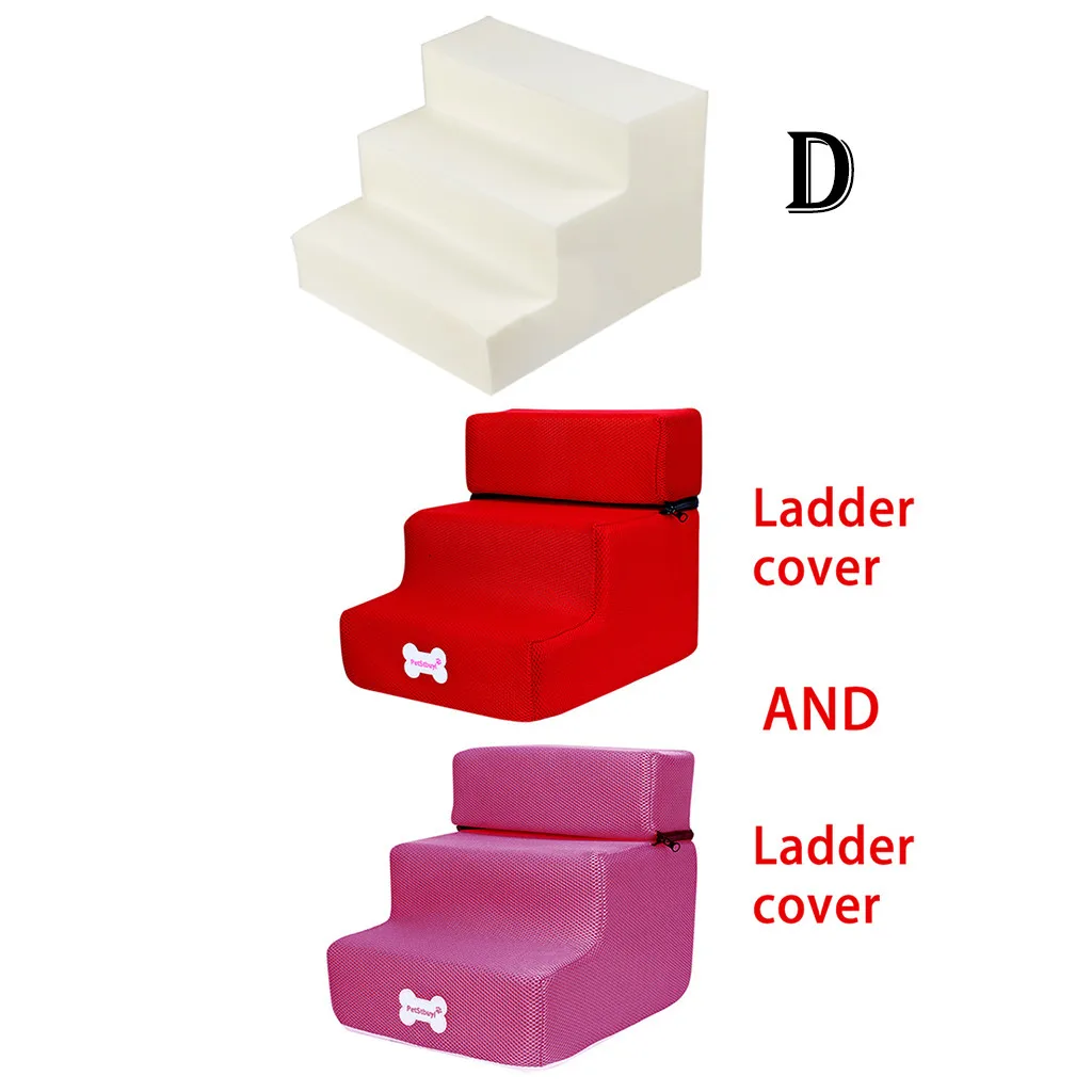 Пандус для кошек и собак, 3 ступени, новинка, дышащая сетка, складная лестница для питомцев, съемная кровать для питомцев, для питомцев, Dieren, Benodigheden, Hond, пандус для собак