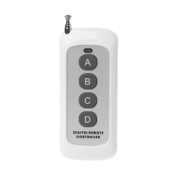 

Wireless RF 4 Channels Remote Control ABCD 433 MHz Electric Gate Controller Garage Door