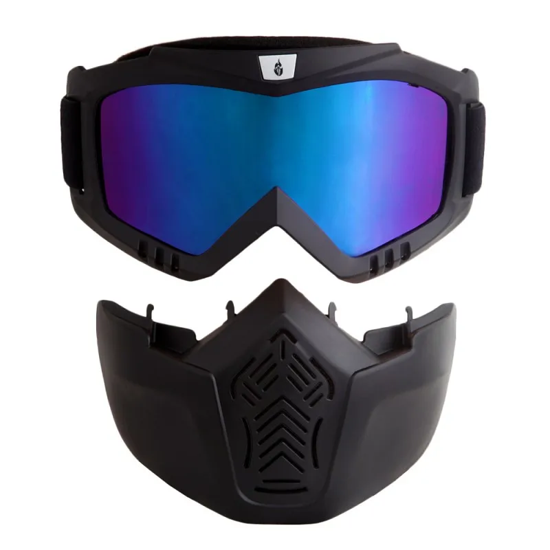 Лыжи, коньки мотоциклетные очки шлем для мотокросса c очками очки ветрозащитные внедорожные Moto Cross маска шлема
