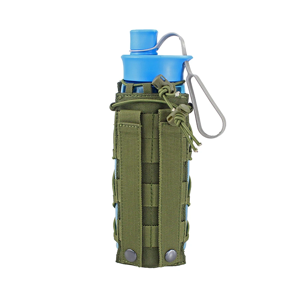 0.5L-2L Molle тактическая бутылка для воды 1000D нейлоновая Военная Бутылка Регулируемая Крышка чайника для охоты пешего туризма альпинизма путешествия