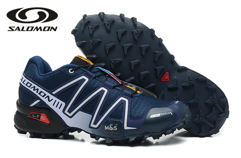 Men-Cross 3 CS-6 Salomon speed Cross 3 CS III, мужские кроссовки, Мужская дышащая обувь на плоской подошве, прогулочная обувь, мужские кроссовки, мужская обувь для фехтования - Цвет: Men-Cross 3 CS-6