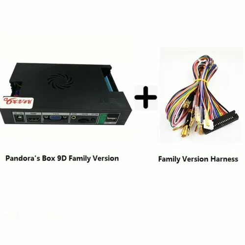 Новое поступление Pandora box 9D(2222 в 1) Семья vrsion Аркада multigame card vga и HDMI выход