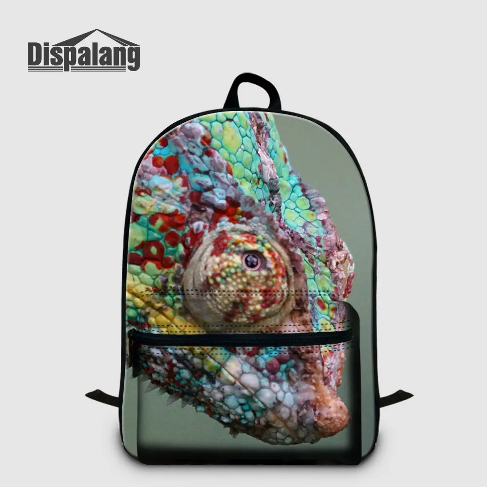 Backpack24 Мужской рюкзак для ноутбука, рюкзак для мальчика с изображением ящерицы, Детский Рюкзак Mochila Escolar, Холщовый Рюкзак для студентов, школьные сумки, дропшиппинг - Цвет: Backpack24