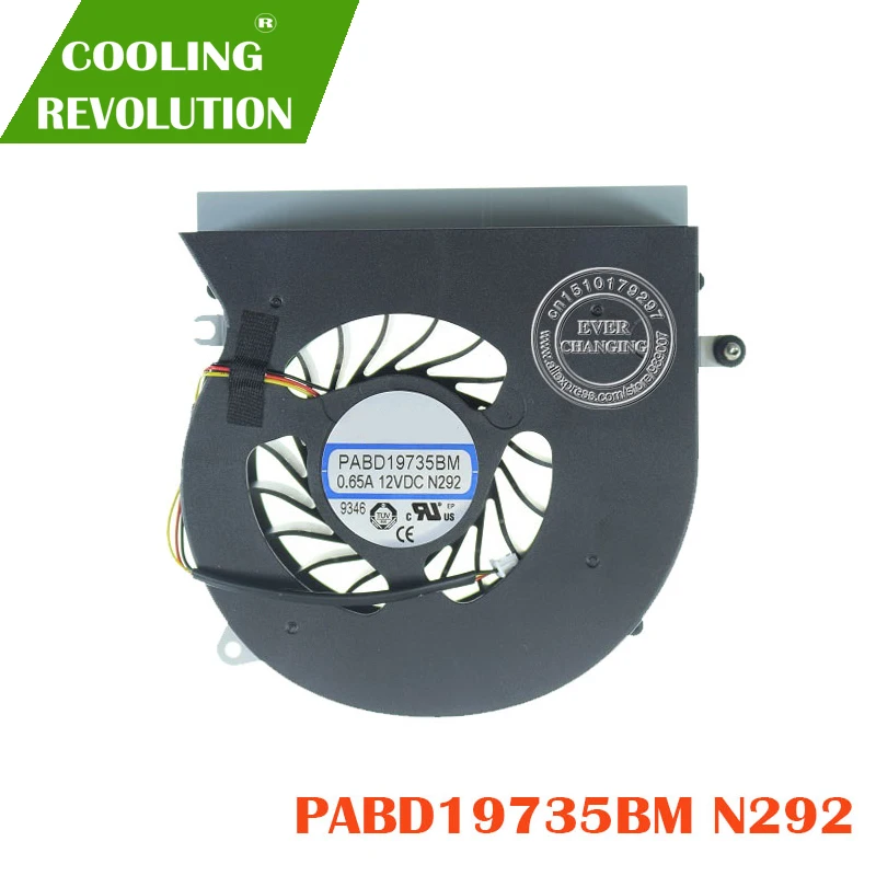 Новый вентилятор охлаждения процессора PABD19735BM 0.65A 12VDC N292 3PIN|cpu cooler fan|cooler fancpu fan |