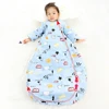 Sleeping Bag For Children 2.5Tog Baby Sleeping Bag Winter Thick Detachable Sleeves Anti-Kick Blanket Infant Quilt Sleepwear 3