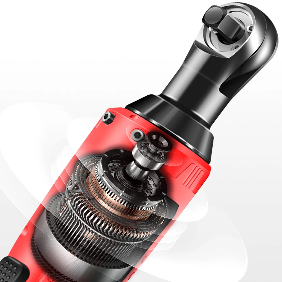 12V электрический гаечный ключ 4500mAh 3/8 беспроводной Трещоточный ключ аккумуляторные леса 40-60NM крутящий момент трещотка