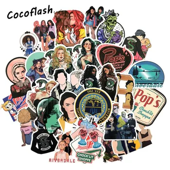 

50pcs/pack Waterproof TV Series Riverdale Graffiti Sticker For Children Toys The Luggage Stickers For Laptop Stickers