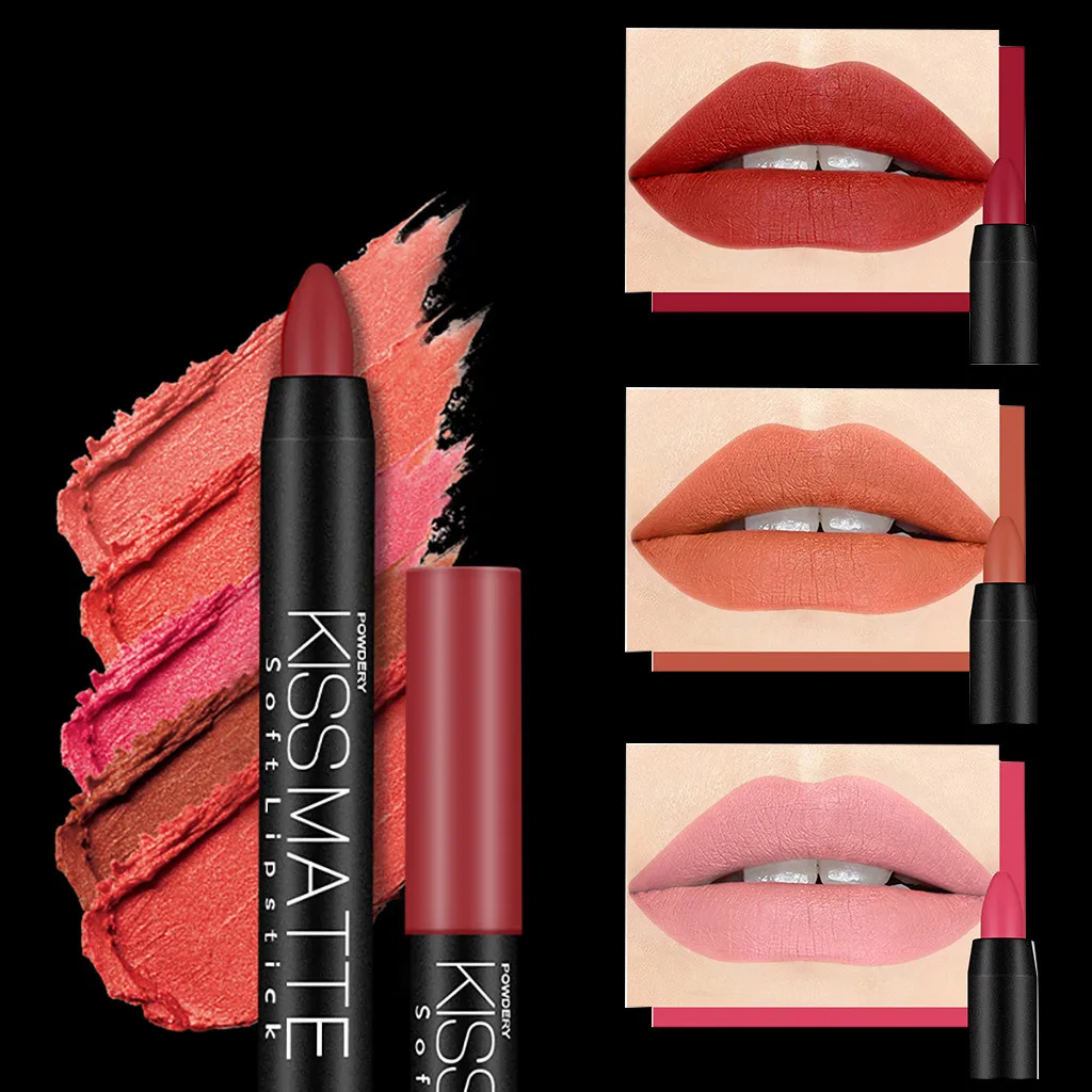 

2019 New Rose Brand Makeup Pigments Nude Color Cosmetics Matte Miss Lipstick Waterproof Sexy Moisturizer Velvet Lip Stick W0730