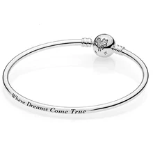 New silver rule in 925 original charming Bracelet dream come true Rope Bracelet