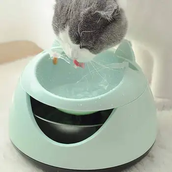 

Pet USB Automatic Cycle Water Fountain Cat Drinking Electric Kitten Water Dispenser No Night Light2