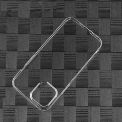 Sleek Crystal Clear Hard PC Plastic Phone Case - Slim & Durable Back Cover for iPhone 12 or12 Pro (Clear)