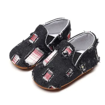 

2019 Casual Infant newborn toddler baby girl boy schoenen shoes baby Soft Sole Denim Distressed first walkers sneakers shoes
