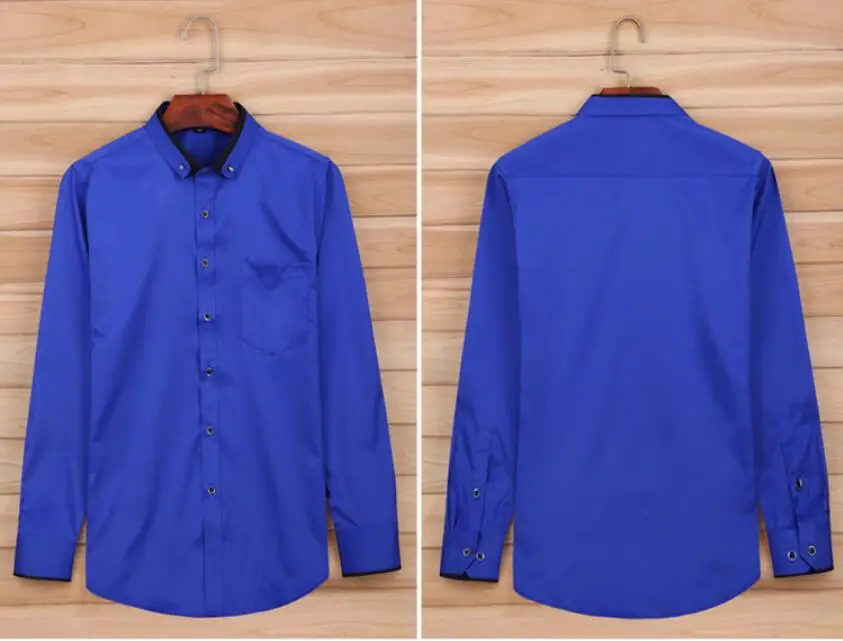 Spring Men Wedding Shirt Formal Long Sleeve Plus Size Dress Shirts 3XL 4XL 9XL 10XL 14XL dress shirts