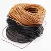 2-5m/lot 3 Color Genuine Cow Leather Round Thong Cord Leather Cord String Rope For DIY Necklace Bracelet DIY Jewelry Making ► Photo 3/6