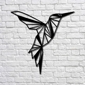 

Metal Wall Art Humming Bird Interior Decoration Home Decor Wall Hanging Home Decoration Wall Art 50x49 cm