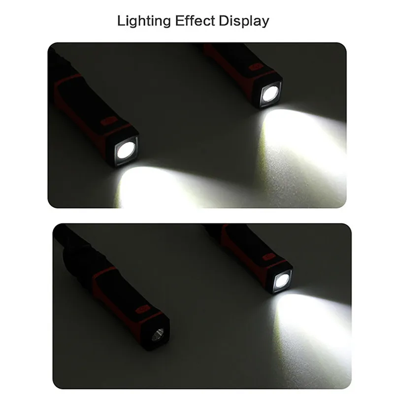 Flexible Handsfree LED Neck Light Book Reading Lamp Night Flashlight Camping Light AA/USB Charging