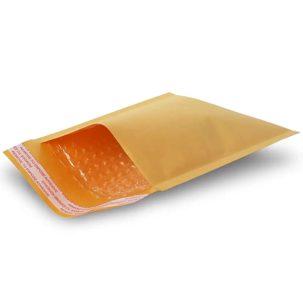 

5PCS 110*130mm Kraft Paper Bubble Envelopes Bags Padded Mailers Shipping Envelope Self seal Packaging Shipping Bags Mailing Bags