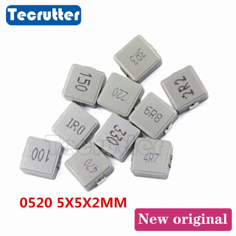 100 шт. индуктивности 0520 5X5X2 мм 1UH 1R0 2.2UH 2R2 3.3UH 3R3 4.7UH 4R7 6.8UH 6R8 10UH TPC серии Мощность