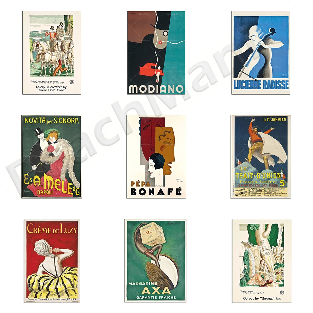 Da Qui A Hyde Park, Ci Sono Molte Buone Aziende E Molte Belle Signore-Poster Vintage Art Deco Di Jean Dupas