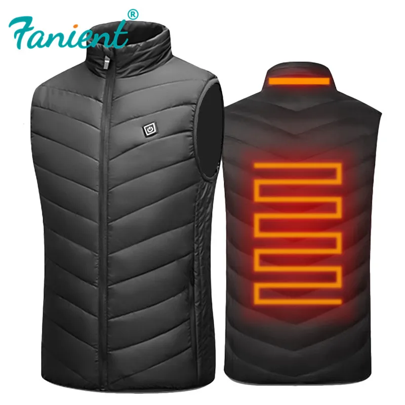 

USB Heated Vest Men Winter Electrical Heated Sleevless Jacket Travel Heating Vest Outdoor Waistcoat Hiking Heater Vests Women