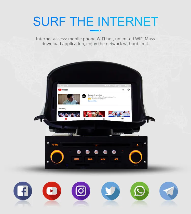 Excellent LJHANG Android 9.0 1 Din Car DVD Player for PEUGEOT 206 206CC GPS Navigation Multimedia Car Radio Stereo Headunit WIFI USB Audio 10