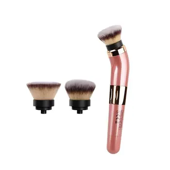 

Hotest Electric Makeup Brush With 360 Degree Rotating USB Rechargeable Automatic Smart Cosmetics Blushes Kit With 2 Make-up Head