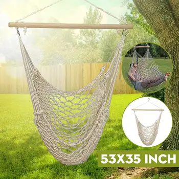 

Bohemia Style Round Hammock Outdoor Indoor Dormitory Bedroom Hanging Chair for Child Adult Swinging Single Safety Hammock