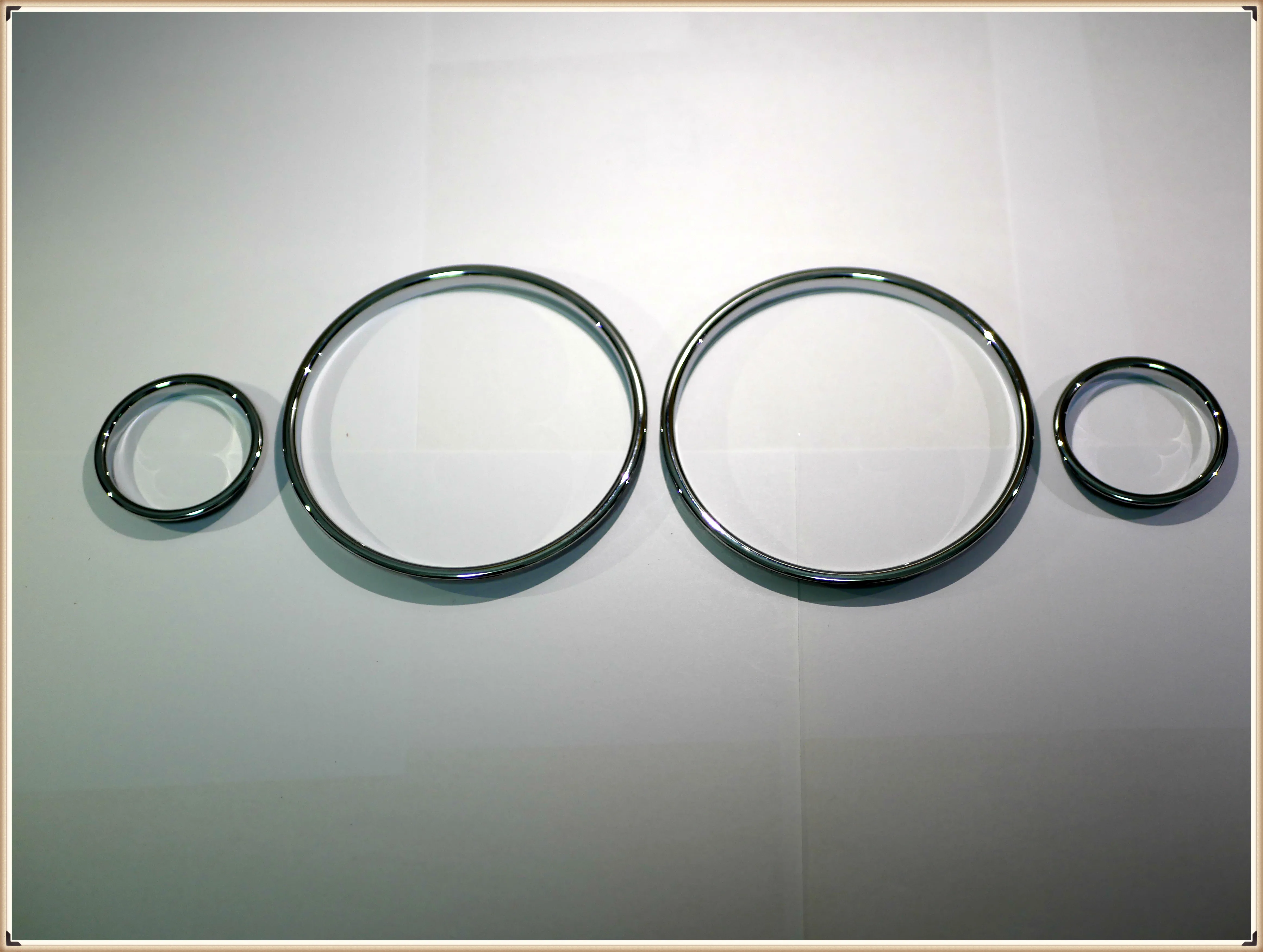 

Chrome Speedometer Gauge Dial Rings Bezel Trim Tacho Ring for Vauxhall/Opel Astra G MK4 / Vauxhall/Opel Zafira A MK1 98-05