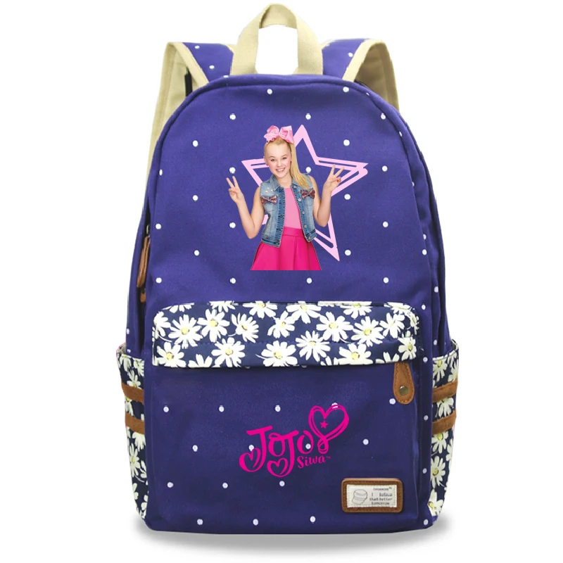 Повседневный Рюкзак Jojo Siwa студенческий модные новые высококачественные сумки