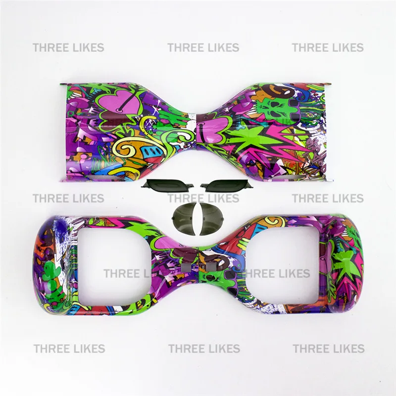

Graffiti Outer Shell Cover Case Repair Parts Replacement for 6.5'' Hoverboard 2 Whell Self Balancing Electric Balance Scooter