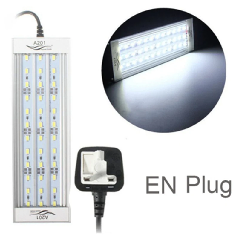 A201 EN Plug 1 компл. Аквариум высокое качество аквариумные растения светильник для выращивания клипса лампа украшение светодиодный светильник ing 20-50 см EN/AU Plug peceras iluminacion - Цвет: A201 EN Plug