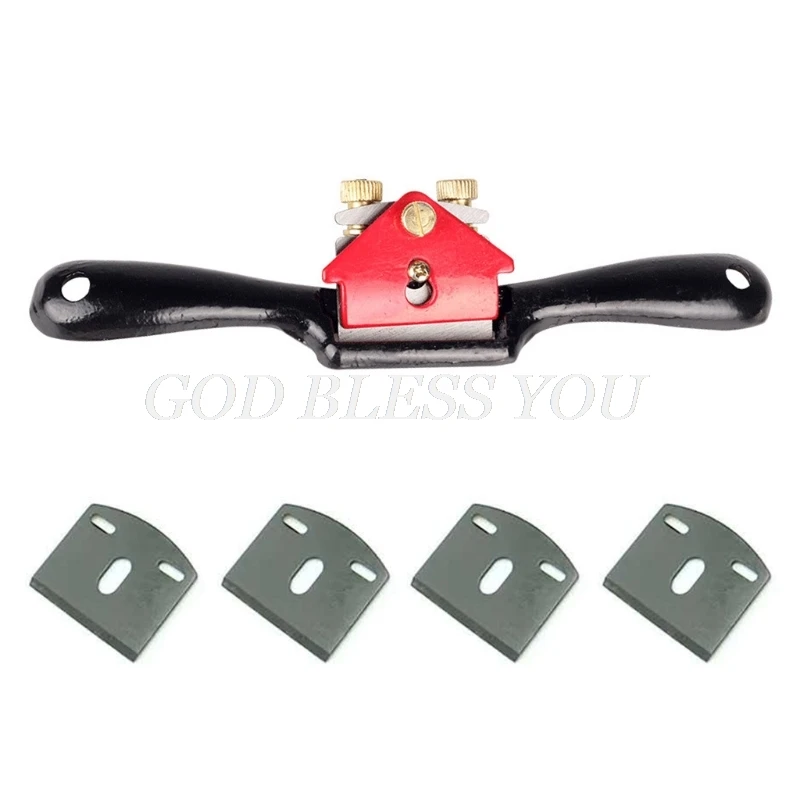 Adjustable SpokeShave with Flat Base and Metal Blade Wood Working Craft Hand Tool 4 PCS Planer Drop Shipping | Инструменты