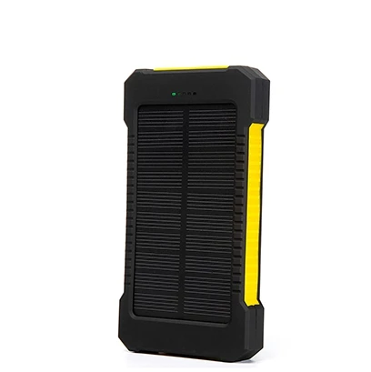 20000mAh Solar Power Bank Waterproof Solar Charger Dual USB Ports External Charger Powerbank for Smartphone with LED Flashlight power bank 10000 Power Bank